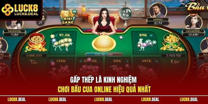 Gấp thếp là kinh nghiệm chơi bầu cua online hiệu quả nhất