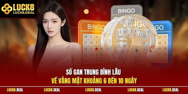 Số gan trung bình lâu về vắng mặt khoảng 6 đến 10 ngày